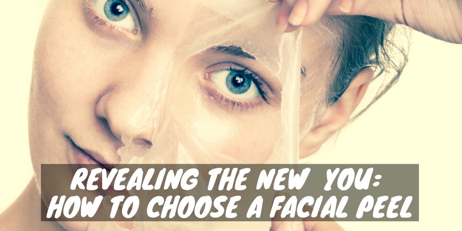 A woman choosing a facial peel